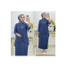 Womens Blue Blouse And Skirt Set, Size L