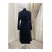 Womens Black Cashmere Coat Size 38