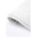 White Round Fleece Woven Carpet Plush Soft Anti Slip Antibacterial