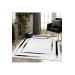 Gray Fringeless Digital Carpet New Scandinavian Living Room Carpet