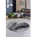 Round Fringeless Washable Non Slip Carpet Entrance Kitchen Carpet