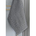 5 Pack Black Kitchen Napkin Checkerboard Patterned Cotton