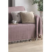 Natural Sofa Cover Covering The Arms Claret Red 180X300