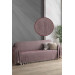 Natural Sofa Cover Covering The Arms Claret Red 180X300