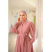 Hidden Button Ababia Pink