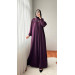 Robe And Beaded Abaya Purple