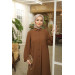 Hijab Aerobin Two Suit Brown