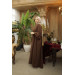 Hijab Balloon Oversized Dress Bitter Brown