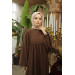 Hijab Balloon Oversized Dress Bitter Brown