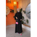 Hijab Balloon Oversized Dress Black