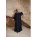 Hijab Robal Oversized Dress Black