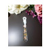 Epoxy Gold Leaf Real Dried Flower Paw Figure Bookmark