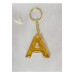 ميدالية مفاتيح ايبوكسي فاخرة برسم حرف A