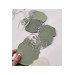 Sultan Silver Leaf Epoxy Coaster Set Of 4, Transparent