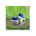 Lace Up Blue Unisex Kids Sneaker Linen Sports Shoes Blue 20