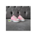 Lace Up Pink Girls Sneaker Linen Sports Shoes Short Pink 31