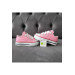 Lace Up Pink Girls Sneaker Linen Sports Shoes Short Pink 31