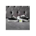 Lace Up Black Unisex Kids Sneaker Linen Sports Shoes Short Black 21