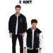 Mens Oversized Jeans Jacket, Two Pieces, L