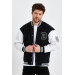 Mens Baseball Jackets, Jeans, Over Size, Two Pieces, M