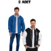 Mens Baseball Jacket Two Piece Jeans S