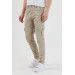 Mens Comfortable Two Piece Pants, Black And Light Beige, Xxl