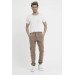 Mens Two Piece Cargo Casual Pants, Camel Xl