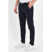 Mens Navy And Light Beige Cotton Pants, Two Pieces, 38
