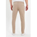 Mens Cotton Trousers In Earthy And Light Beige, Two Piece Size 36
