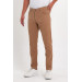 Mens Cotton Trousers Comfortable Spring Camel, Size 31