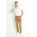 Mens Chino Pants Comfortable And Classic Camel, Size 30