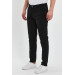 Mens Chino Pants Comfortable And Classic Black, Size 33