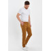 Mens Chino Pants Comfortable And Classic Tan, Size 33