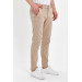Mens Chino Pants Comfortable And Classic Beige, Size 32