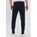 Mens Slim Fit Chino Pants, Navy Blue, Size 40
