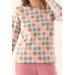 Mother Daughter Family Concept Long Sleeve Pajama Set