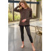 Women Long Sleeve Tshirt And Tights Set