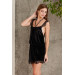 Lace Velvet Jumpsuit Nightgown Dressing Gown Set