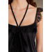 Lace Velvet Jumpsuit Nightgown Dressing Gown Set