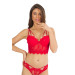 Padded Bra Set Red