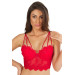 Padded Bra Set Red