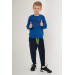 Explore Cosmos Blue Boy Tracksuit Set