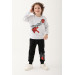 Snow Melange Boy Tracksuit Set