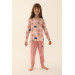 Magical Pink Girl Long Sleeve Pajama Set