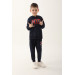 New York Navy Blue Boy Tracksuit Set