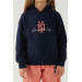 New York Navy Blue Girl Tracksuit Set