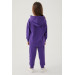 New York Purple Girl Tracksuit Set