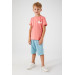 Just Surf Pink Boy Capri Set