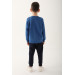 Saks Blue Boy Tracksuit Set