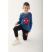 Saks Blue Boy Tracksuit Set